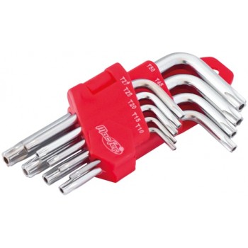 Jogo Chaves "L" Torx Furada WLHR-123S TH10-TH50 9pçs 037.0080